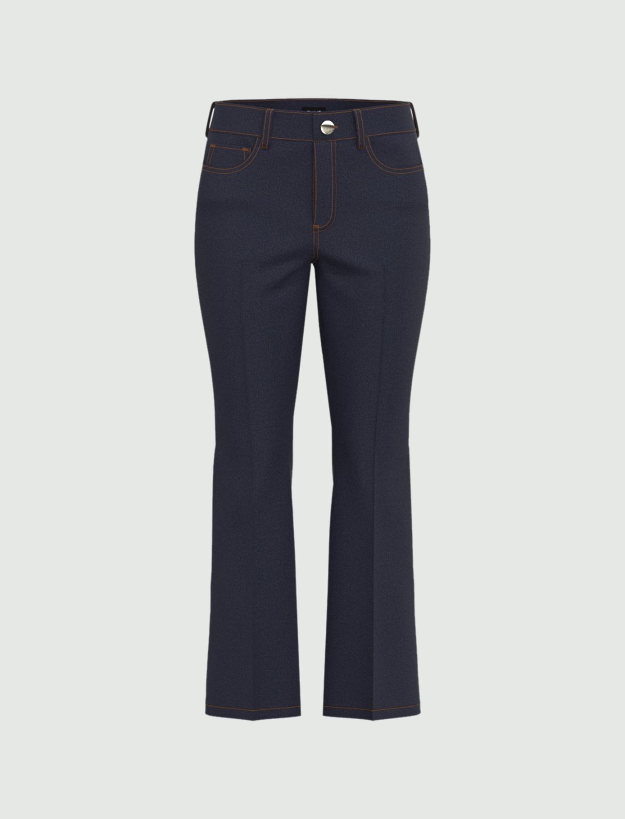 Slim-fit flared jeans - Navy - Marella - 4