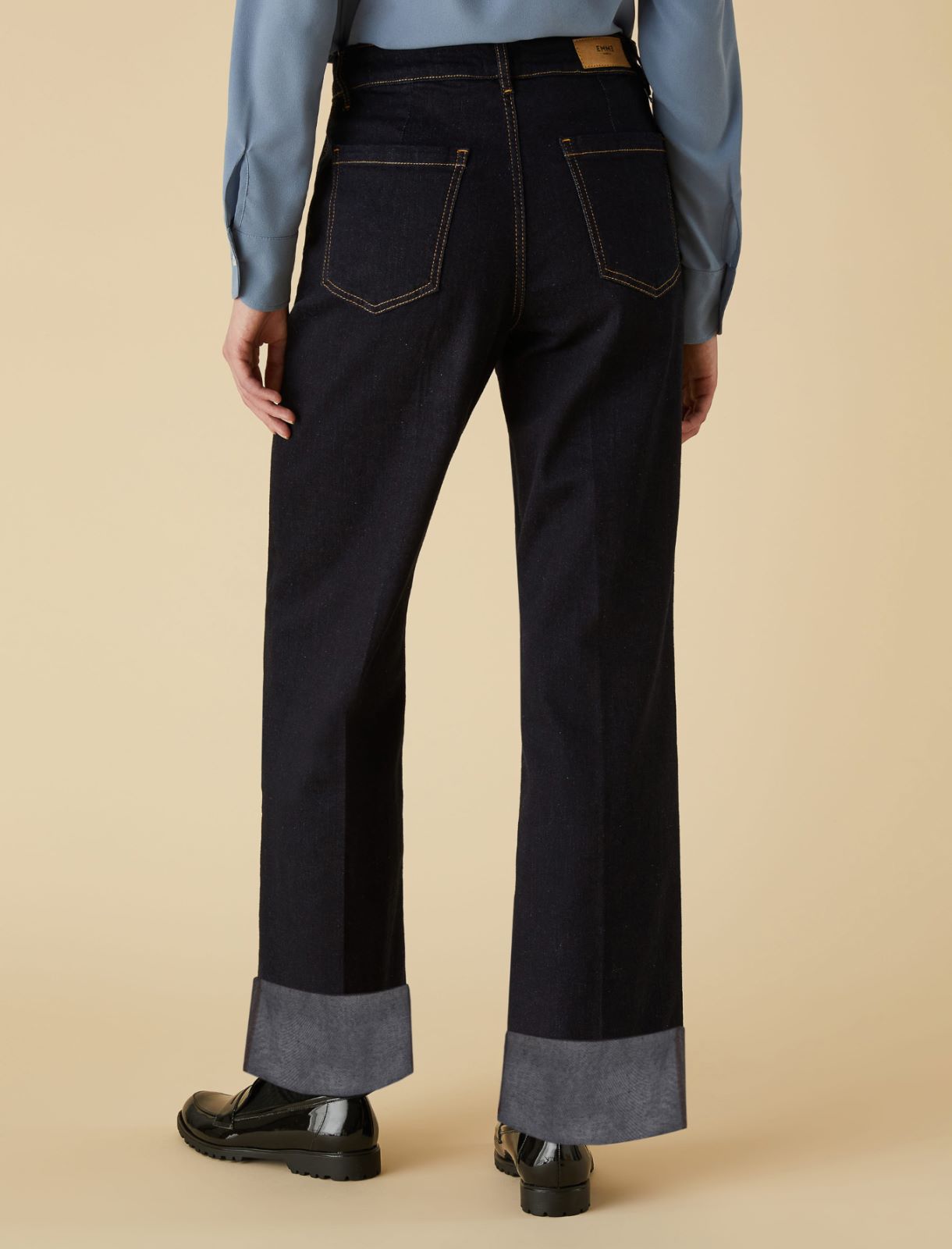 Straight-leg jeans - Navy - Marella - 2