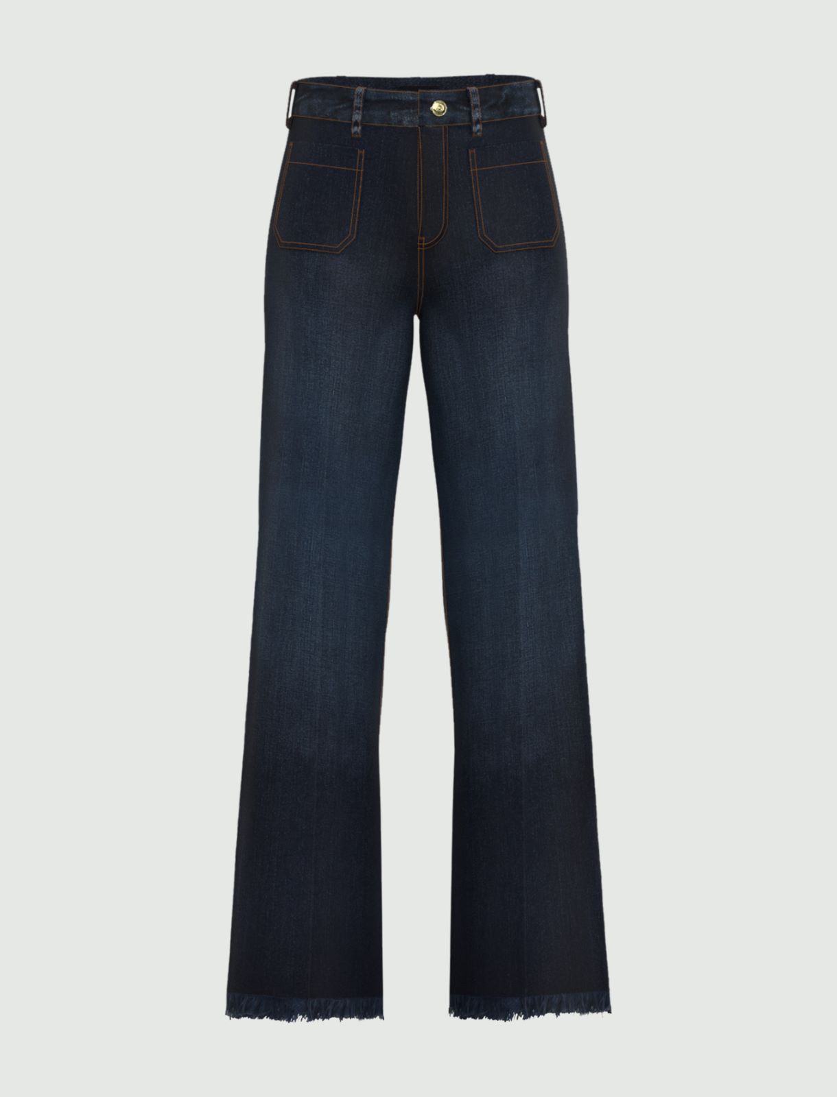 Wide Leg-Jeans - Kopierblau - Marella - 4