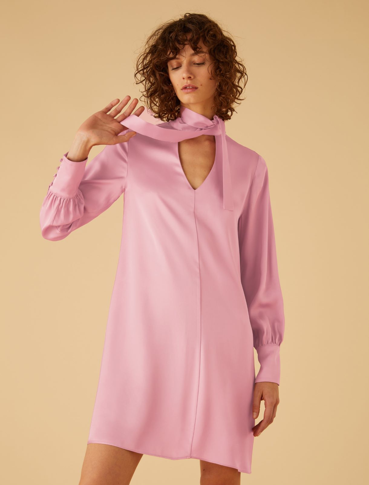 Flared dress - Pink - Marella - 3