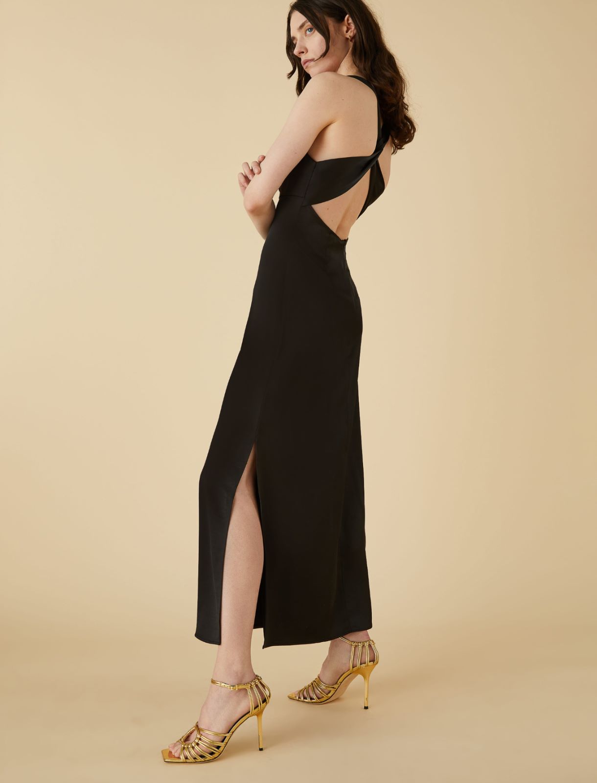 Long dress - Black - Marella - 3