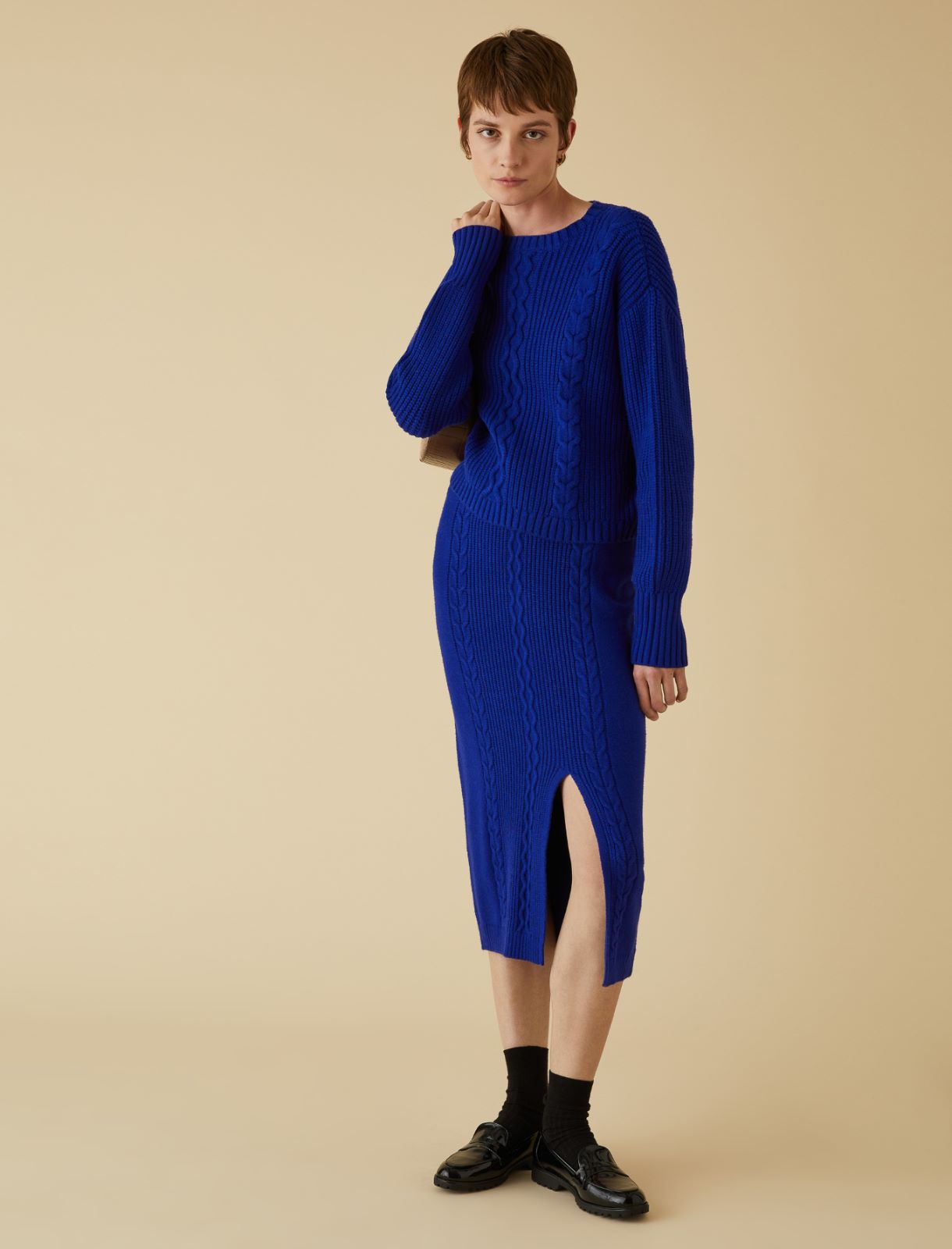 Knitted skirt - Cornflower blue - Marella