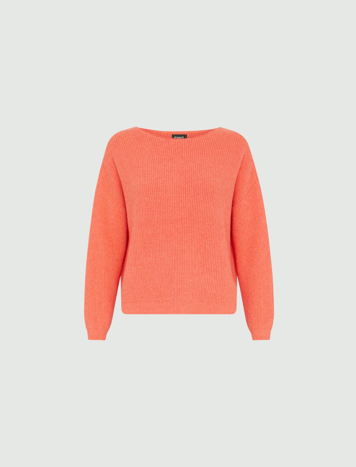 Boxy sweater - Coral - Marella - 4