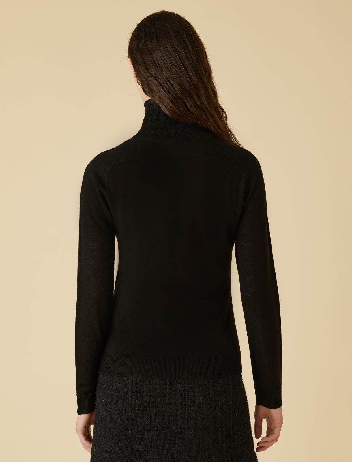 High-neck sweater - Black - Marella - 2