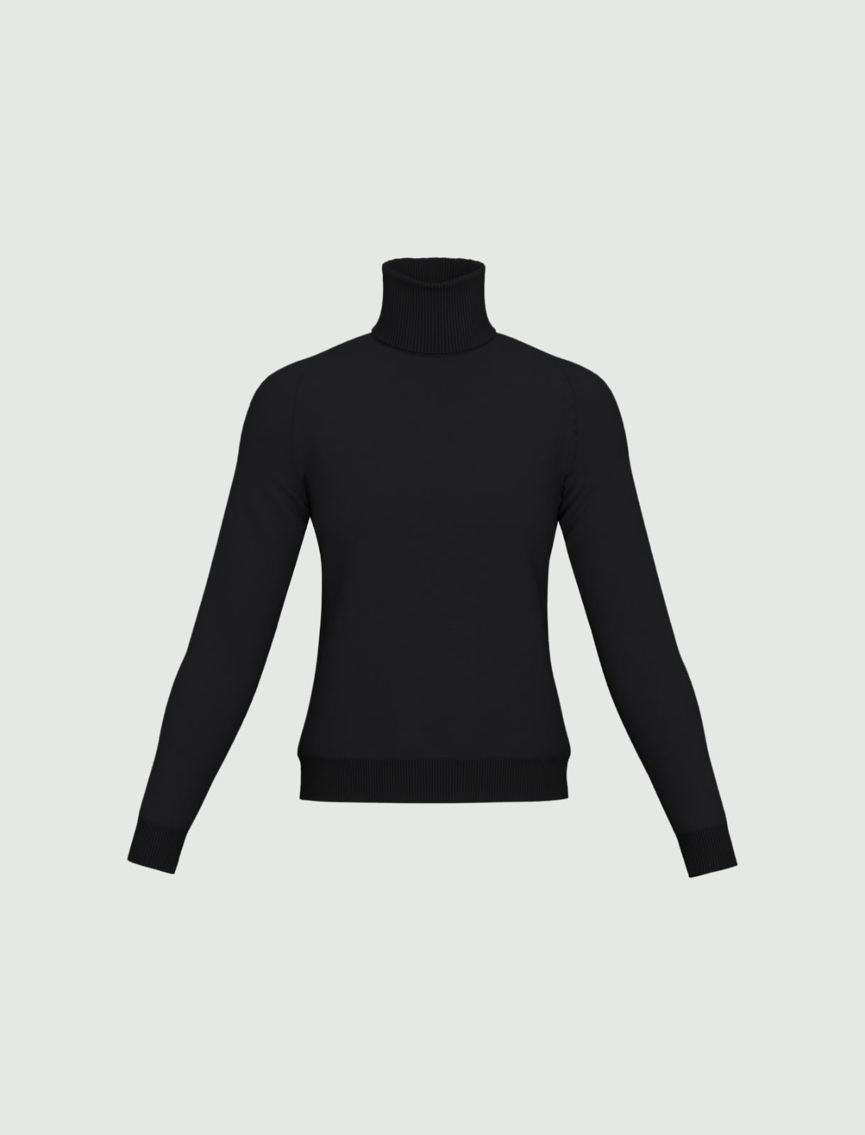 High-neck sweater - Black - Marella - 4