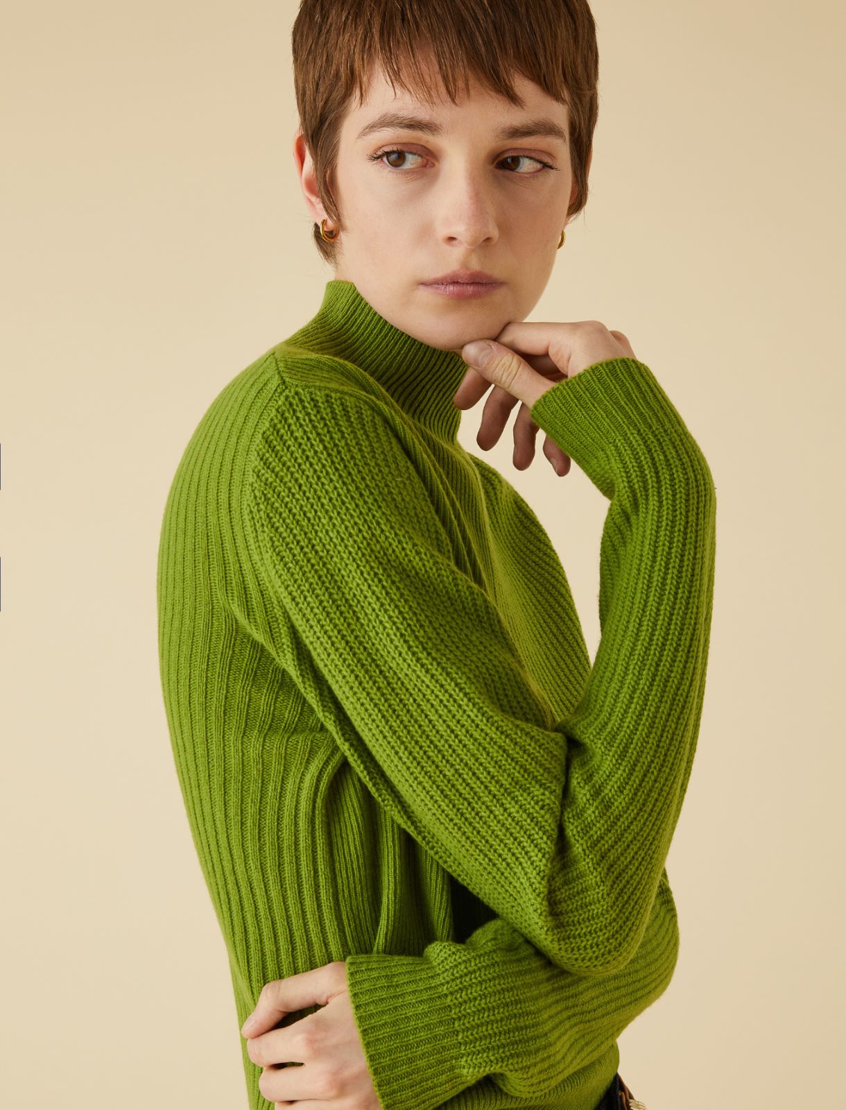 Pullover mit hohem Kragen - Gruen - Marella
