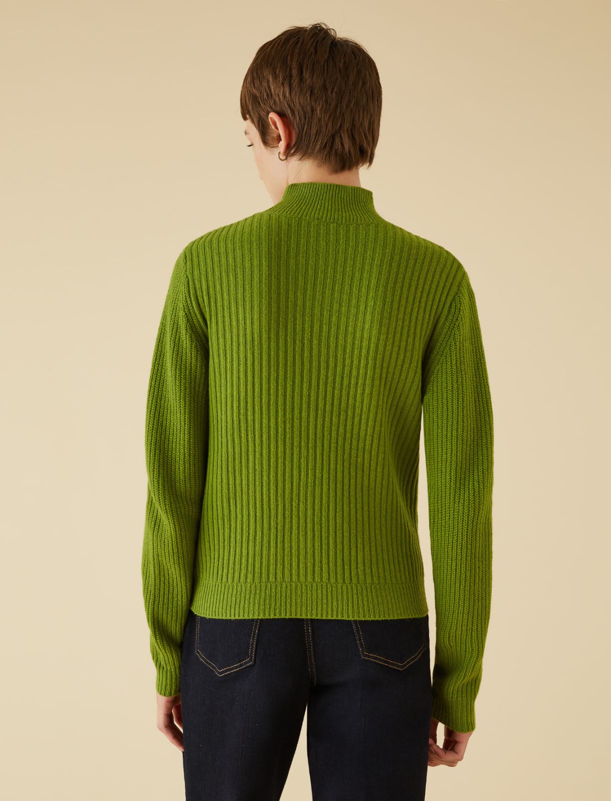 High-neck sweater - Green - Marella - 2