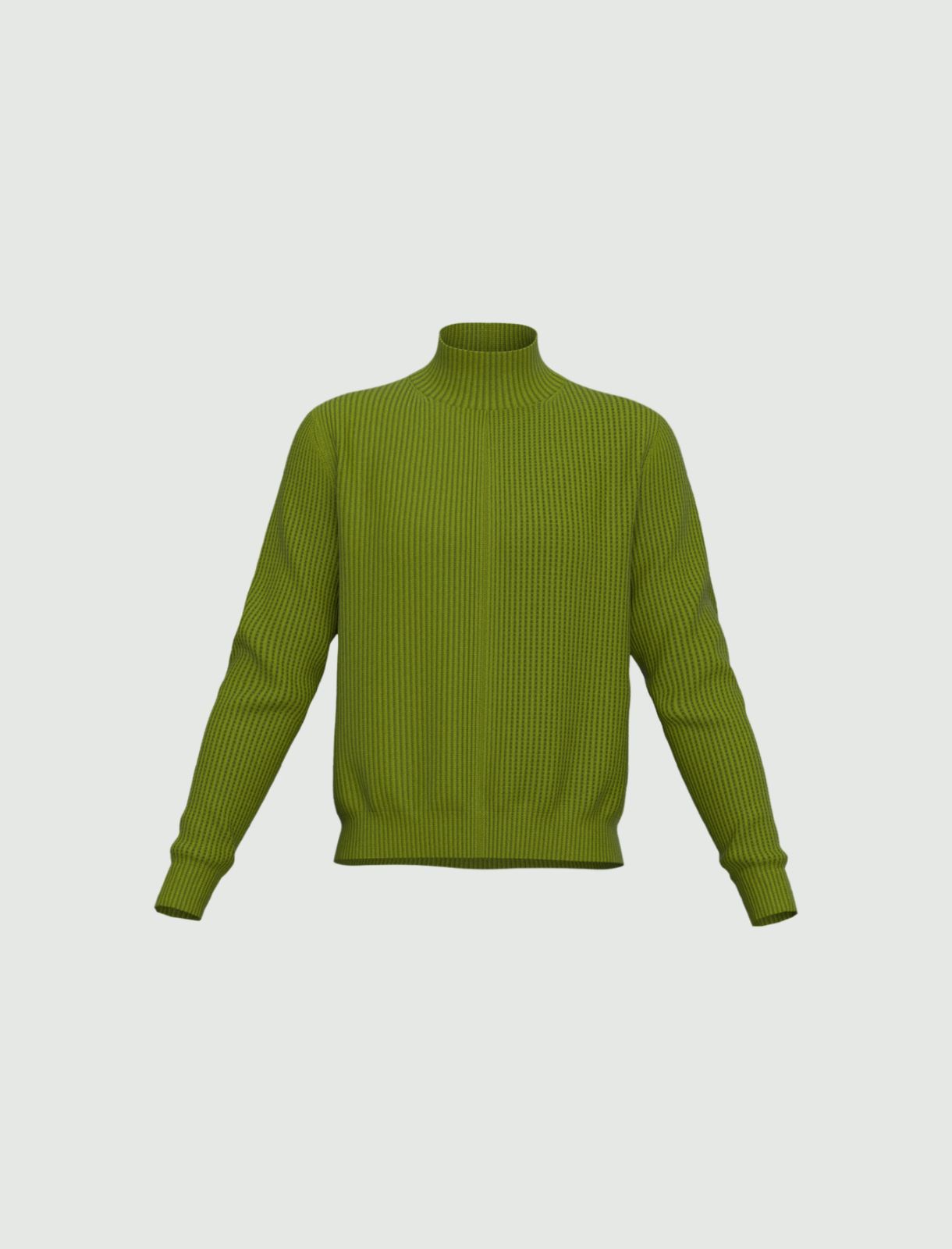 High-neck sweater - Green - Marella - 4