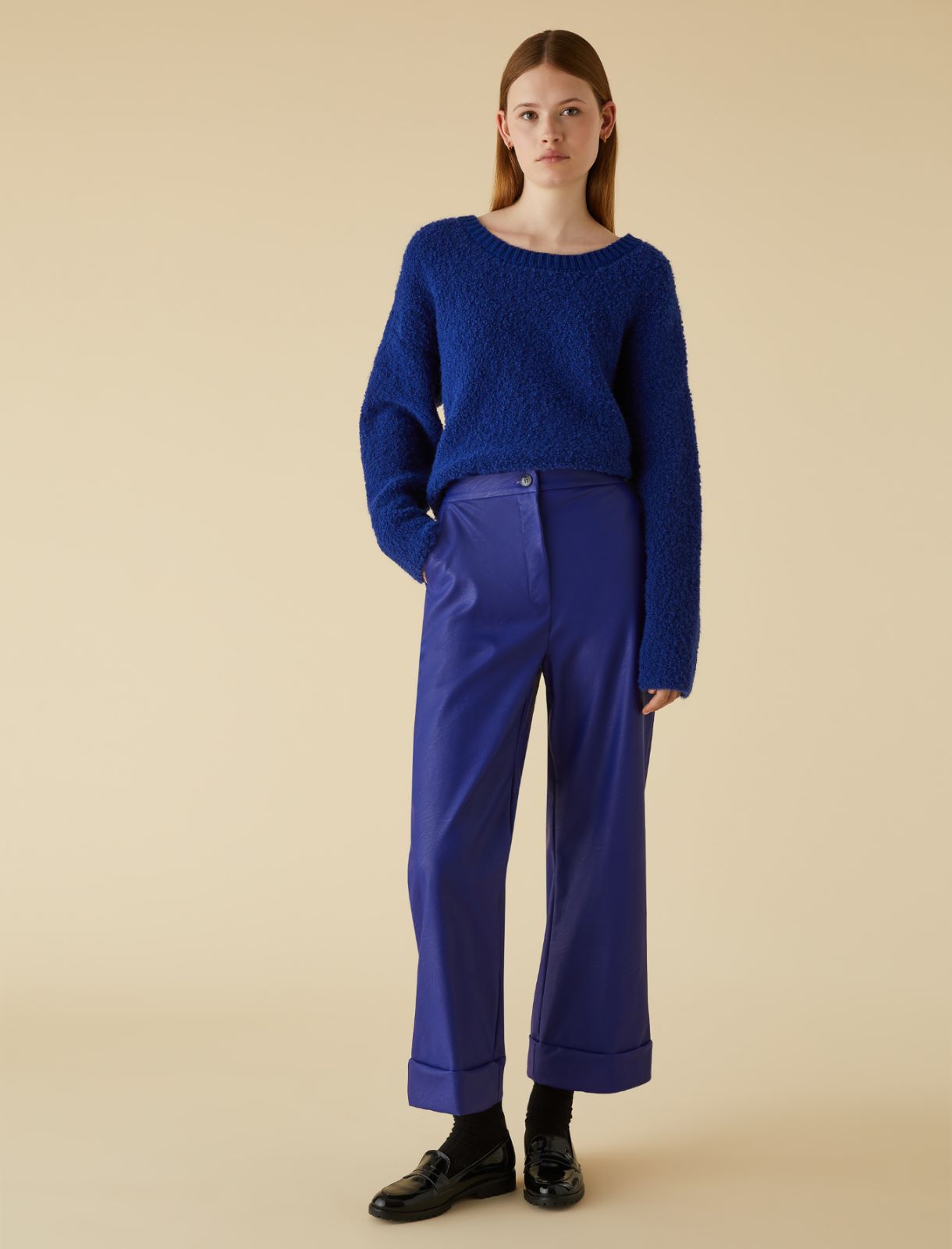 Bouclé sweater - Cornflower blue - Marella