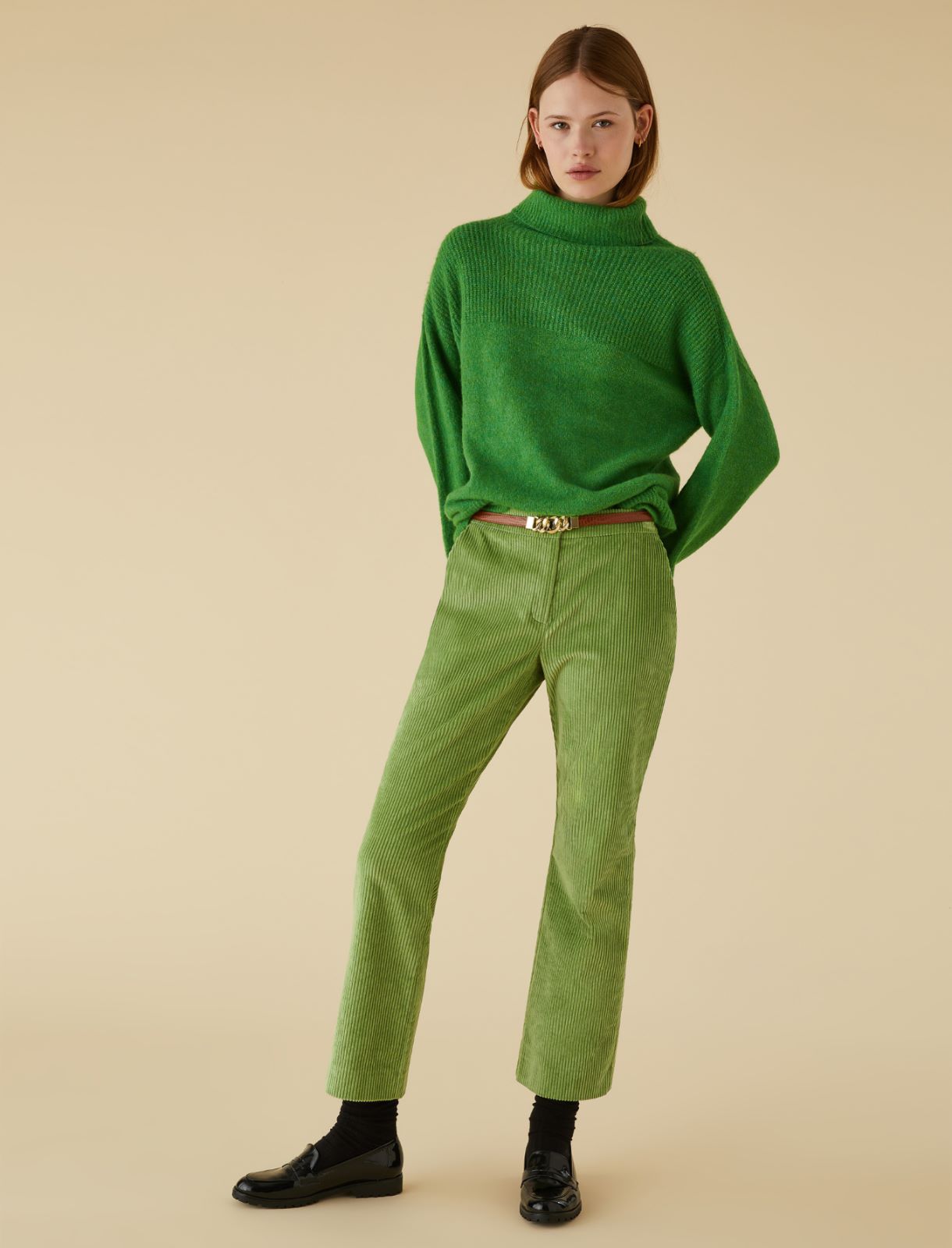 High-neck sweater - Apple green - Marella