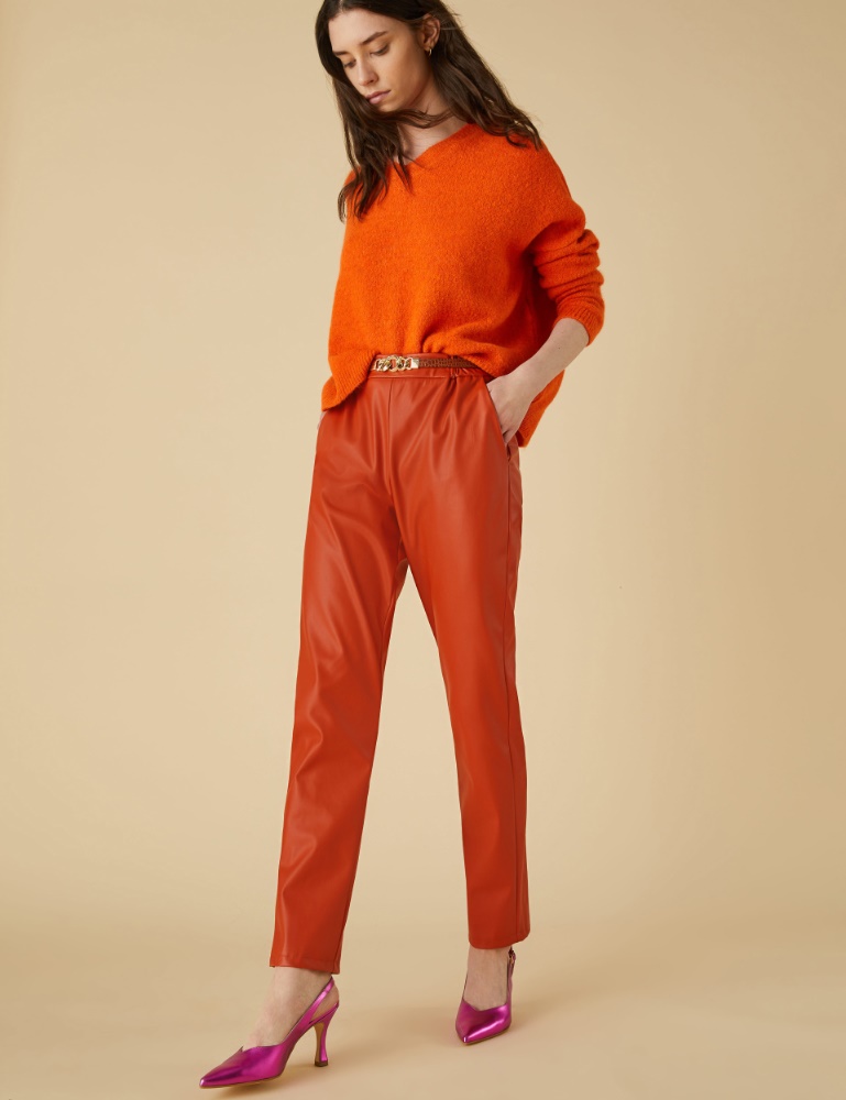 Cigarette trousers - Orange - Emme
