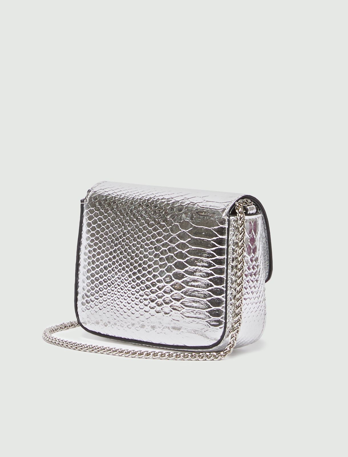 Silver handle and crossbody bag – Belachica