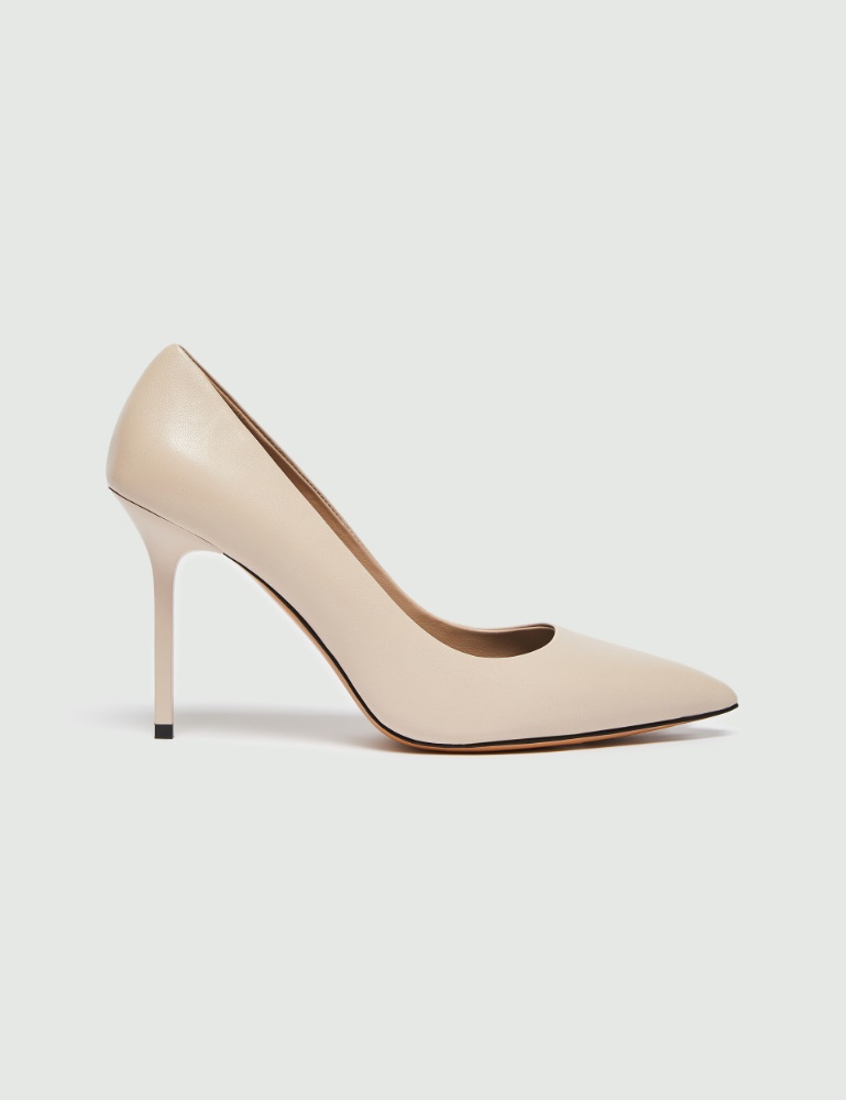 Leather court shoes - Nudo - Marella