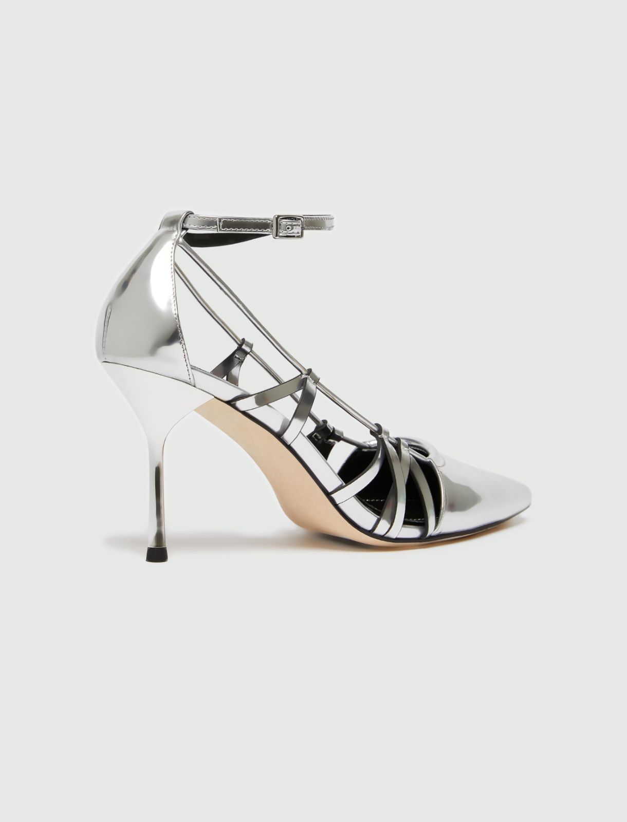 High-heeled court shoes - Silver - Marella - 3