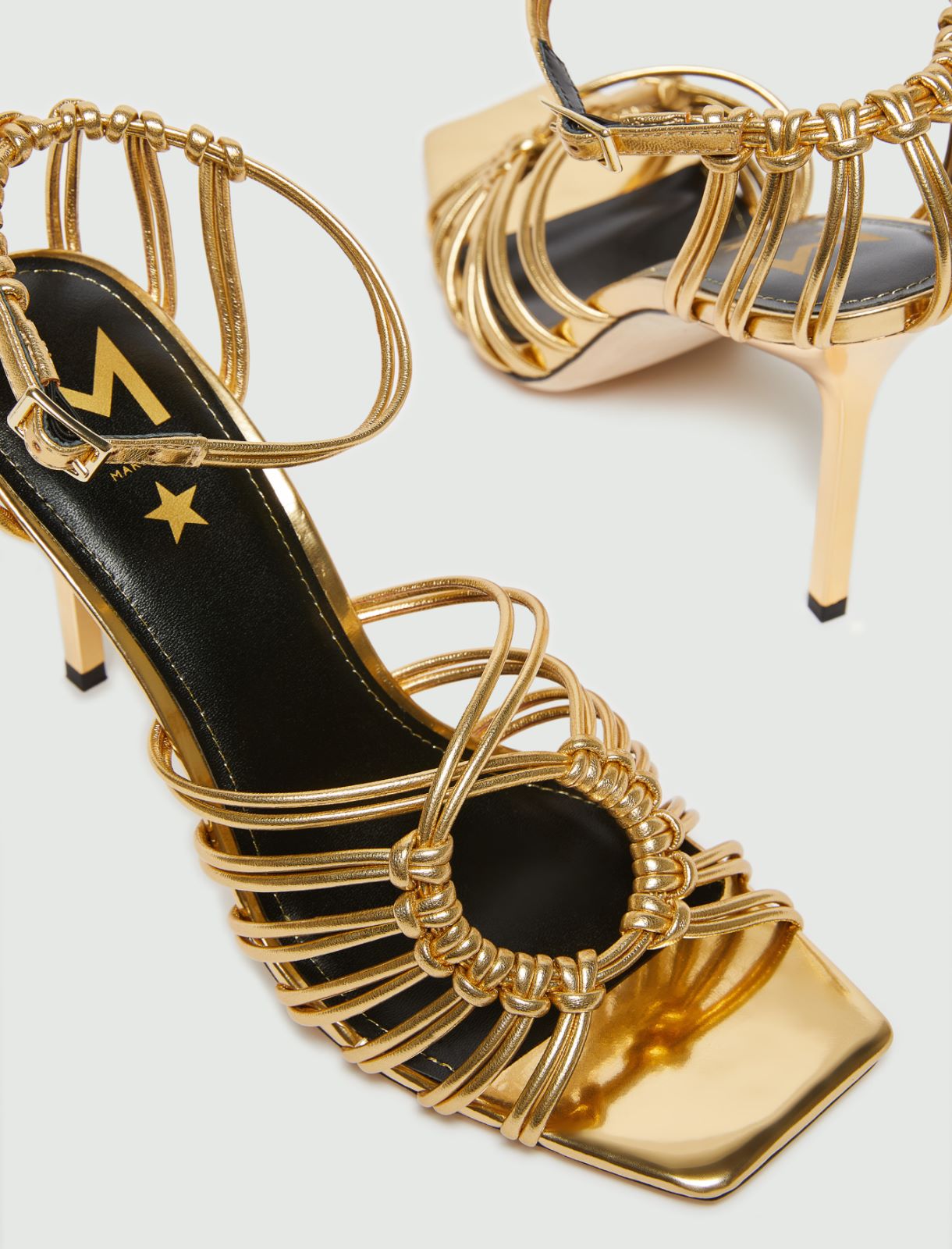 Sandale mit hohem Absatz - Gold - Marella - 4