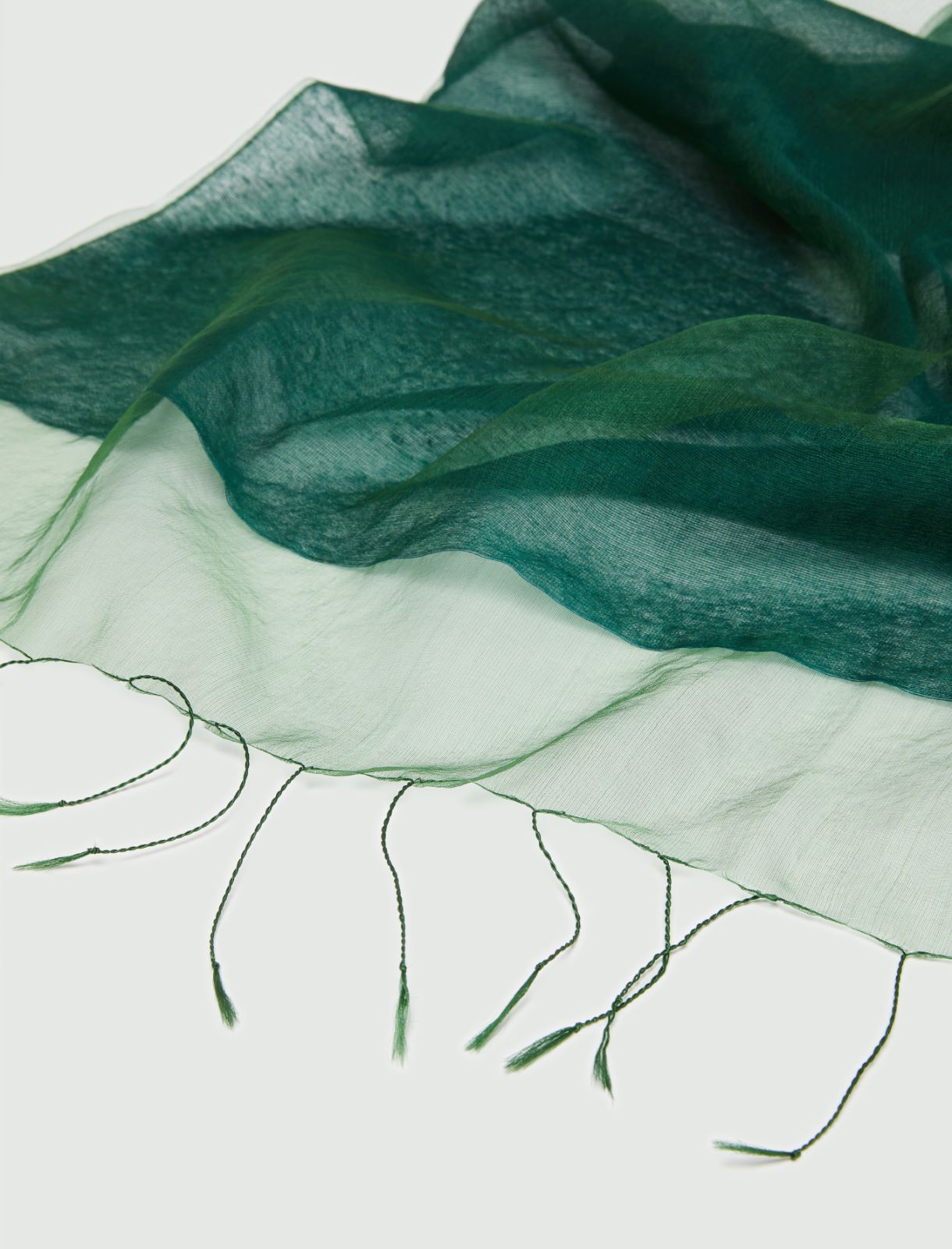 Silk-blend stole - Green - Marella - 2