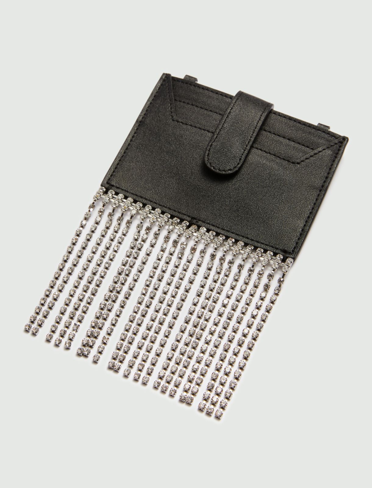 Shoulder-strap card holder - Black - Marella - 2
