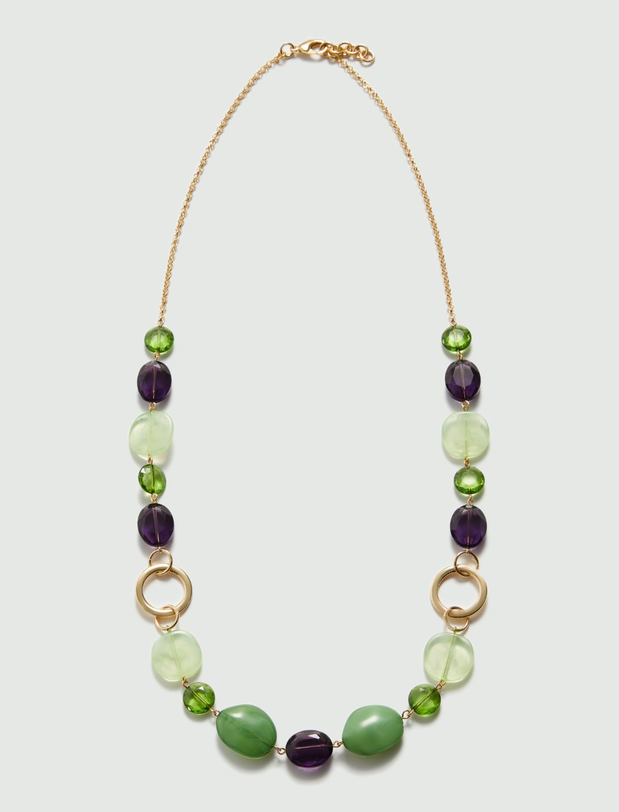 Gemstone necklace - Green - Marella