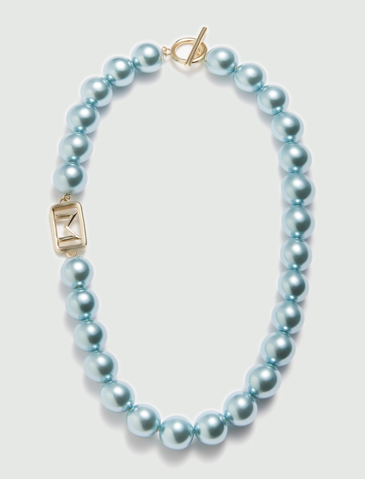 Choker necklace - Sky blue - Marella