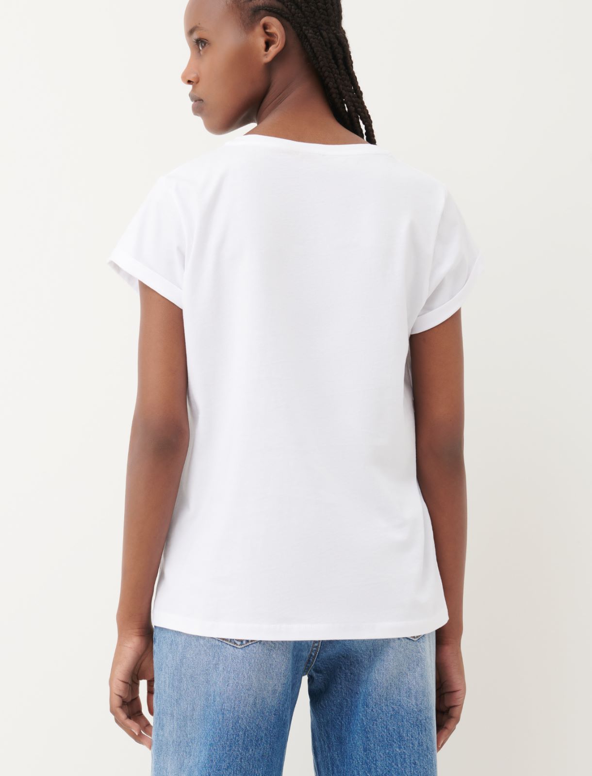T-shirt in jersey - Bianco ottico - Marella - 2