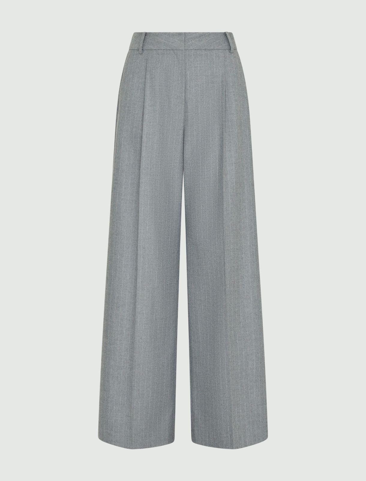 Wide-leg trousers - Medium grey - Marella - 4