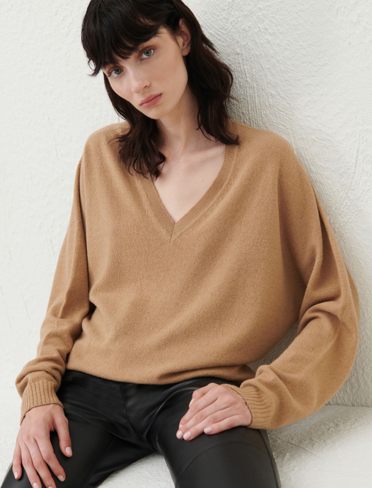 Oversized sweater - Honey - Marella - 3