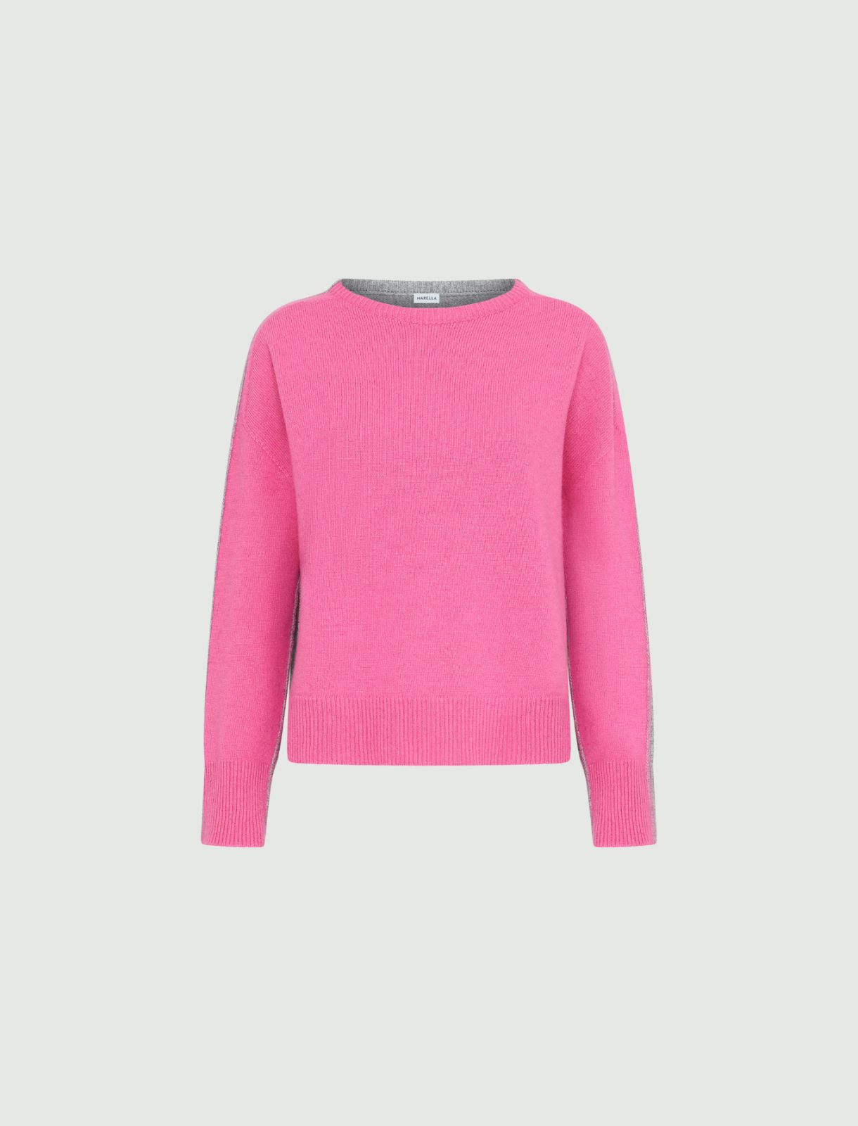 Cashmere-blend sweater - Shocking pink - Marella - 4
