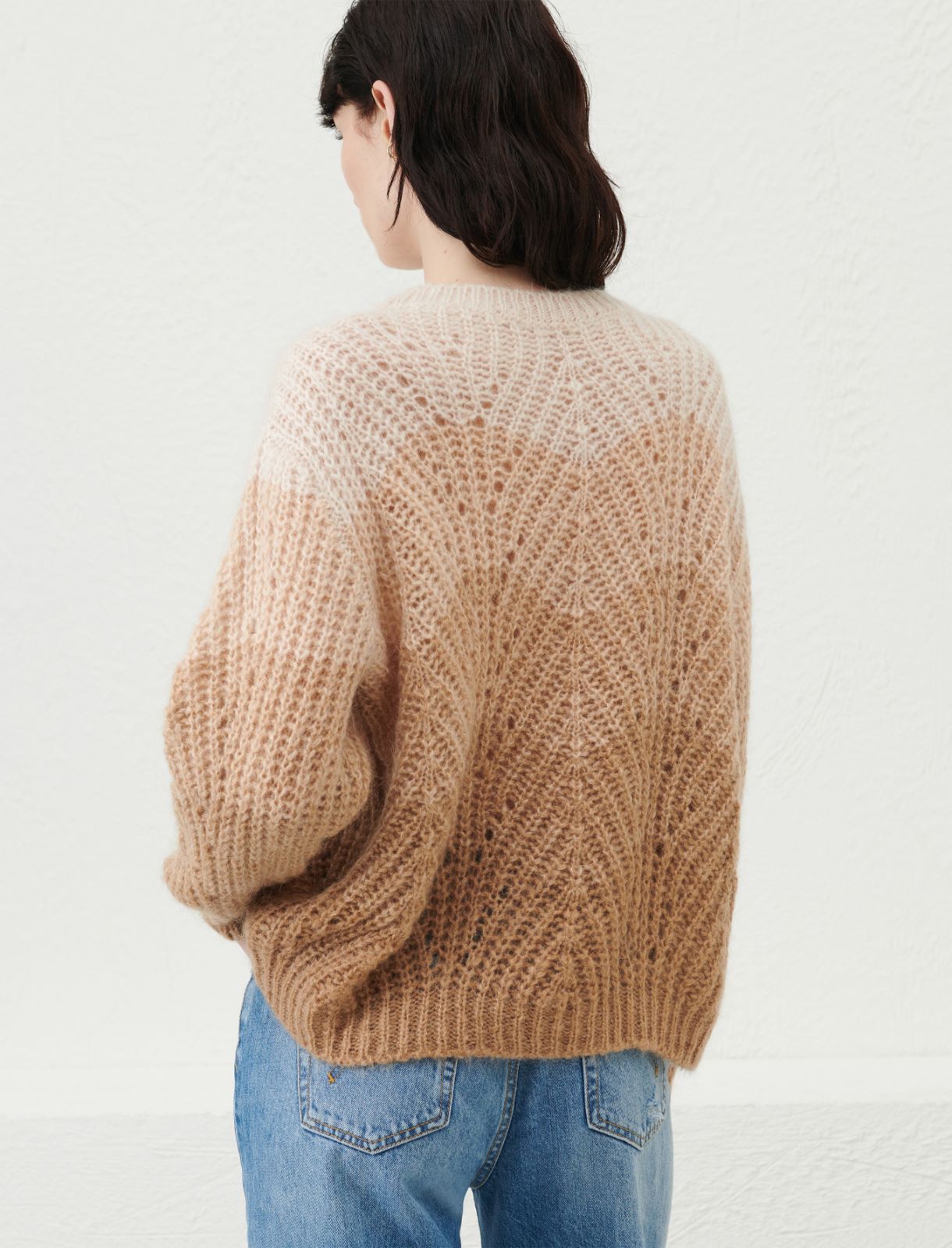 Boxy sweater - Camel - Marella - 2