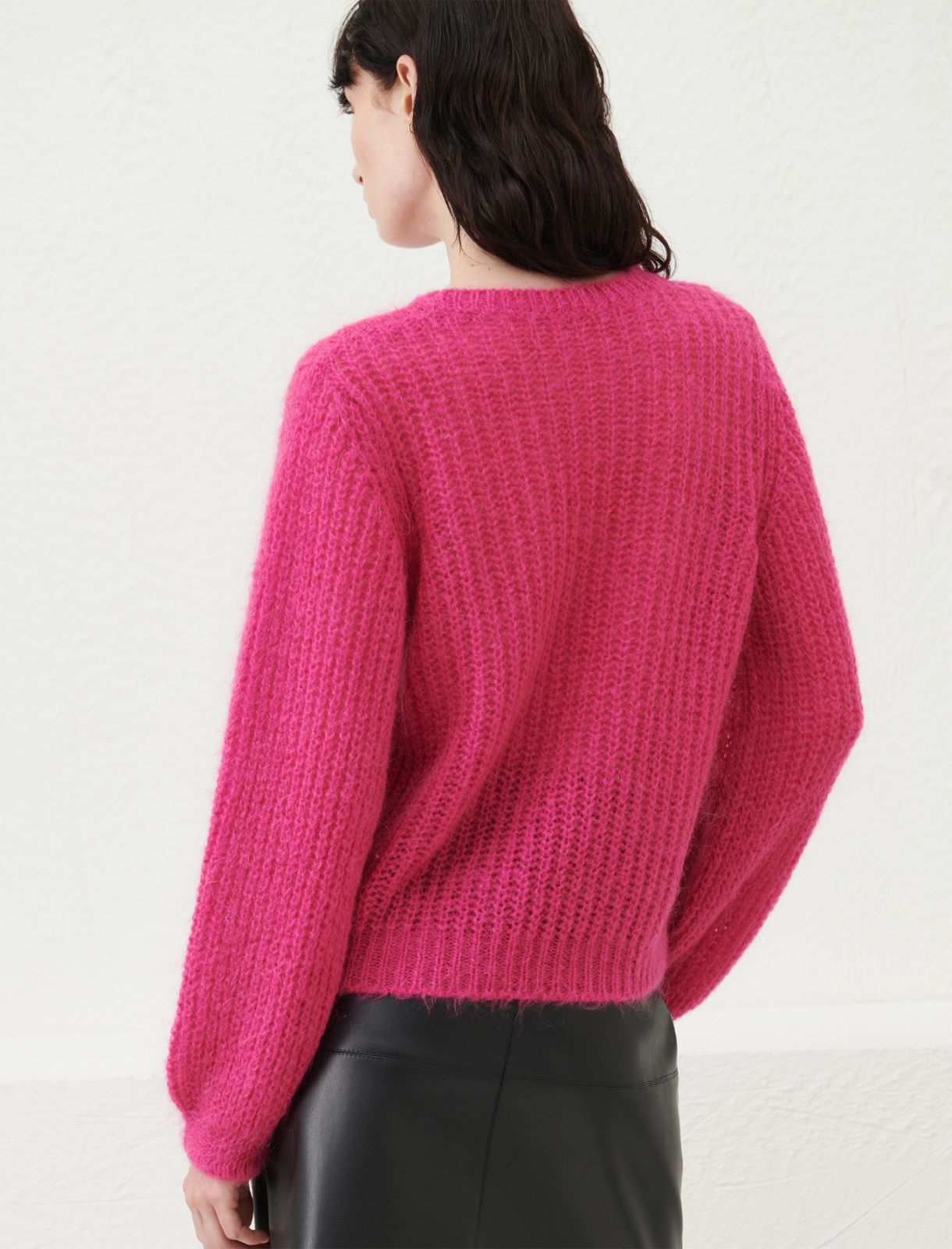 Floral sweater - Fuchsia - Marella - 2