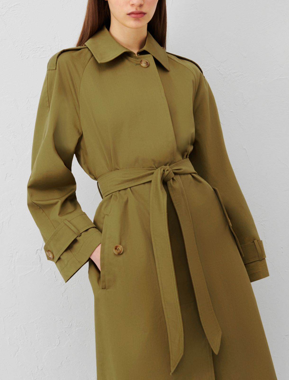 Belted trench coat, kaki | Marella