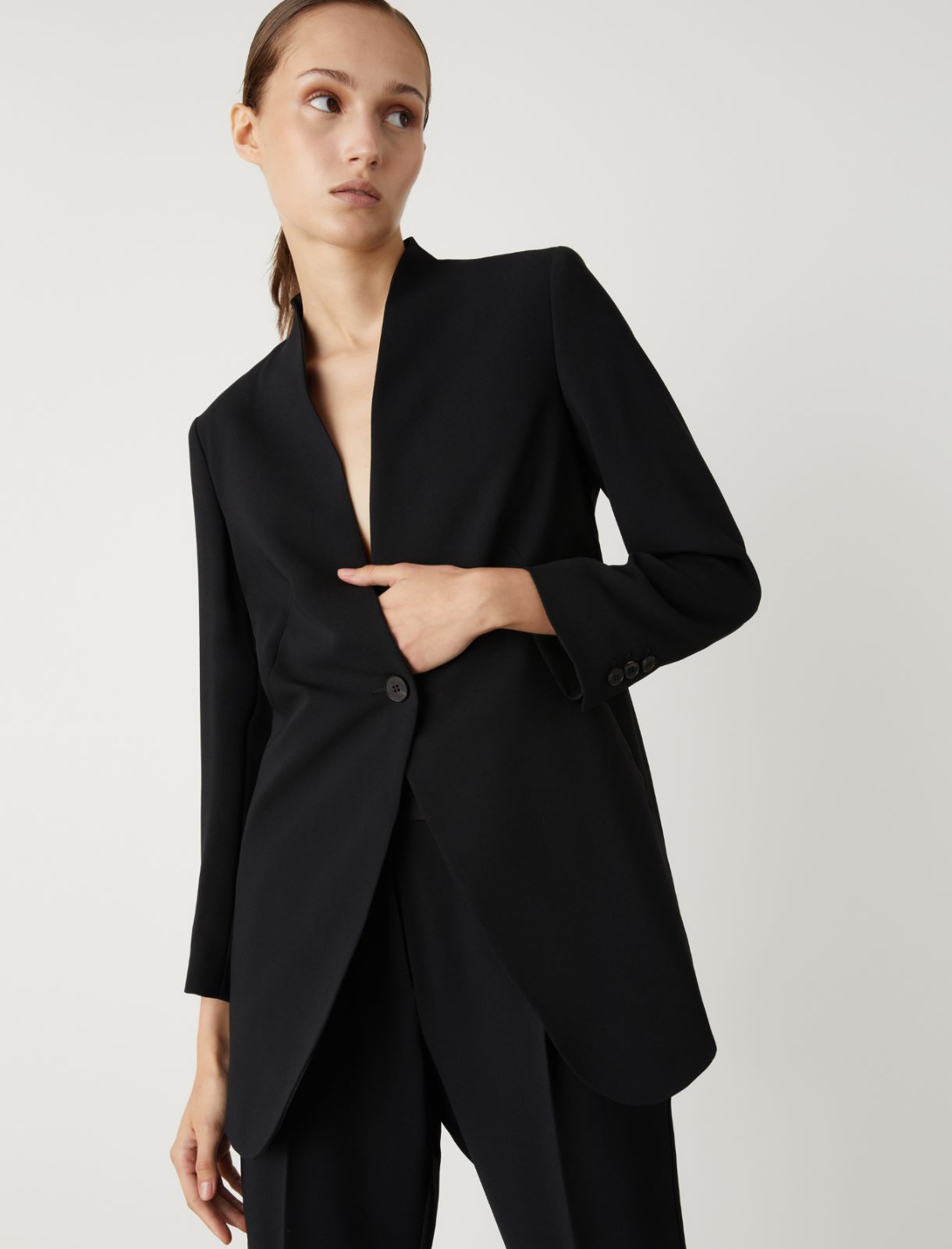 Long blazer, black | Marella