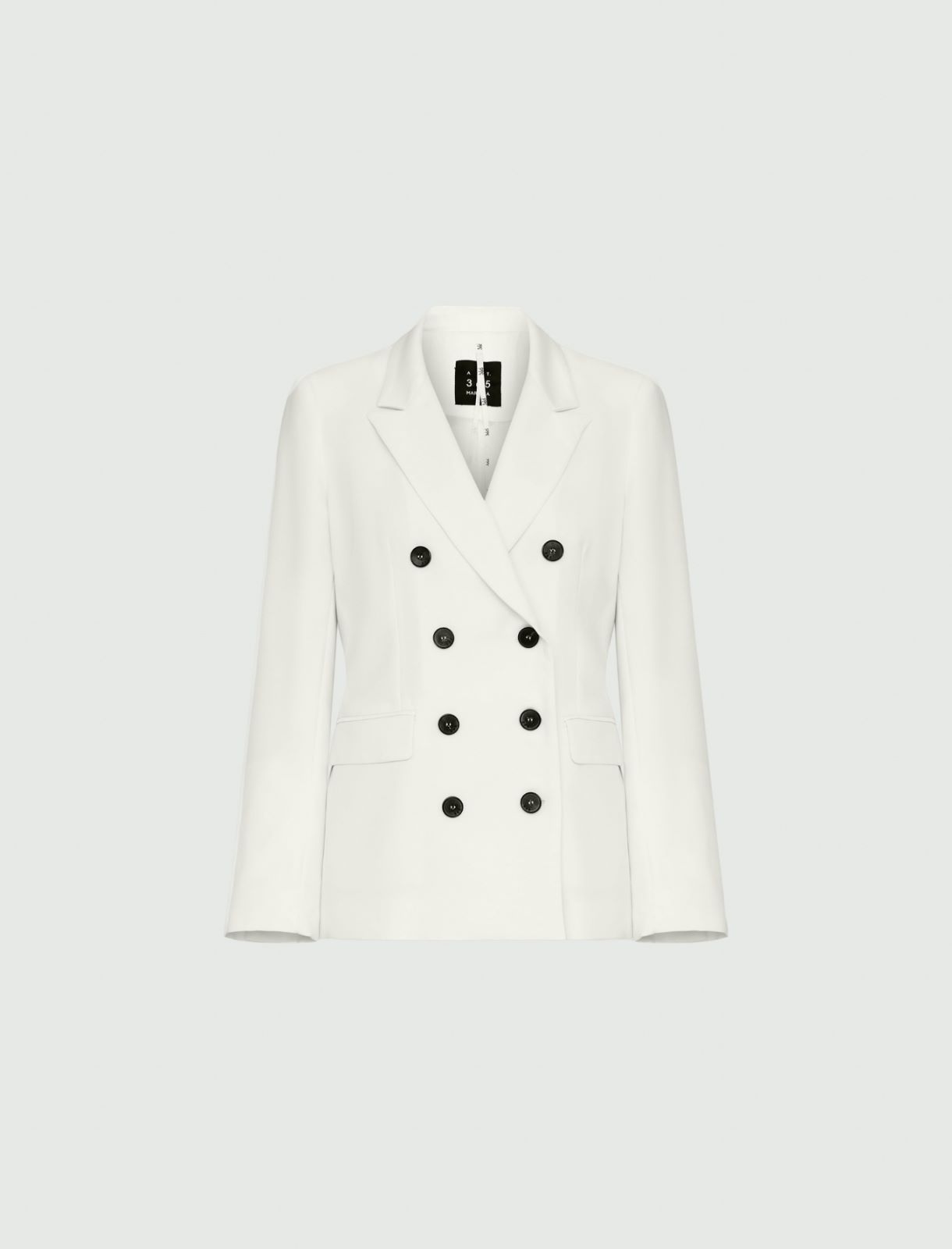 Double-breasted blazer - Wool white - Marella - 5