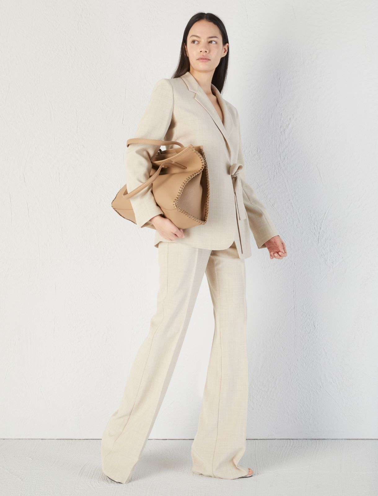 Mélange blazer, beige | Marella