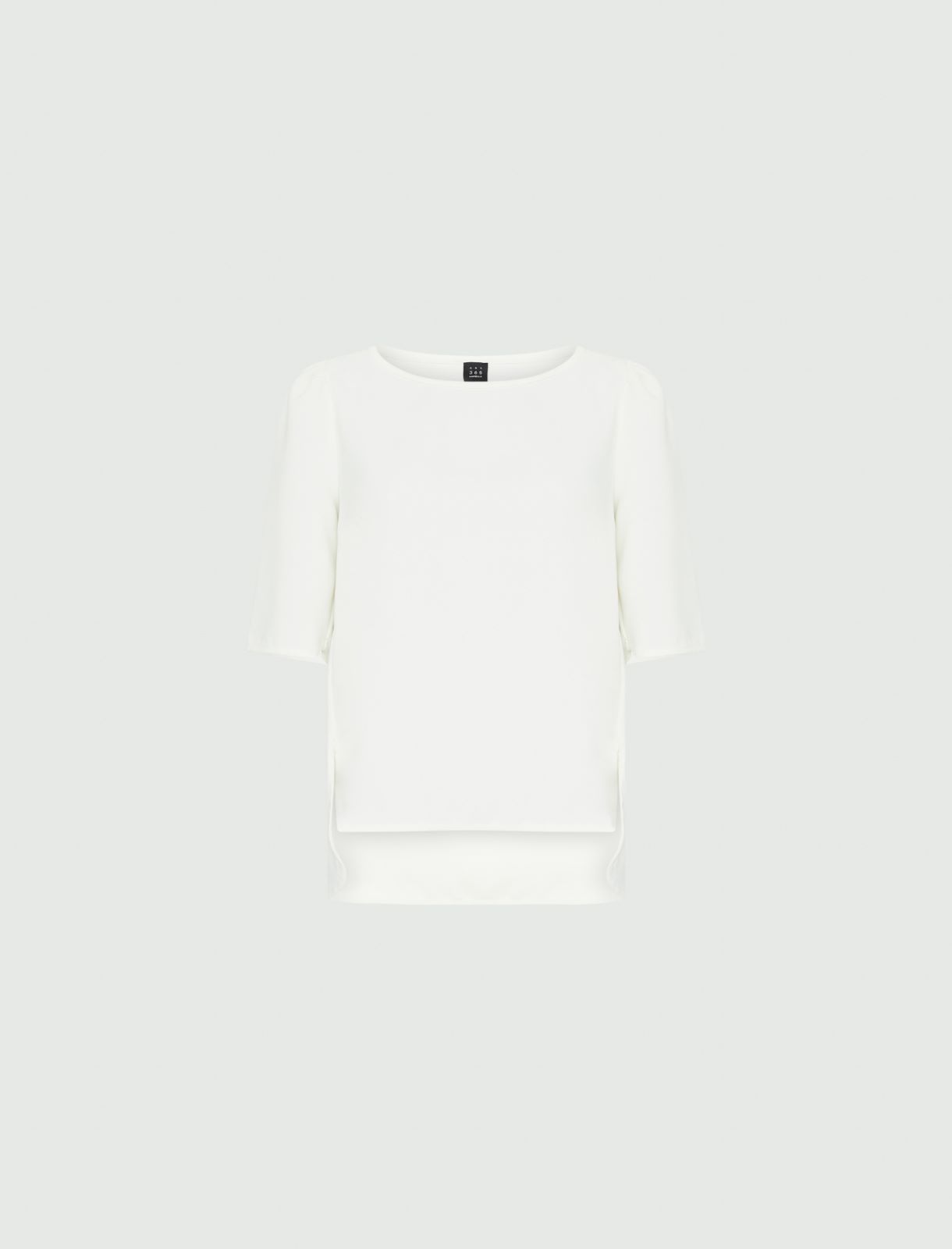 Crepe blouse - Wool white - Marella - 5