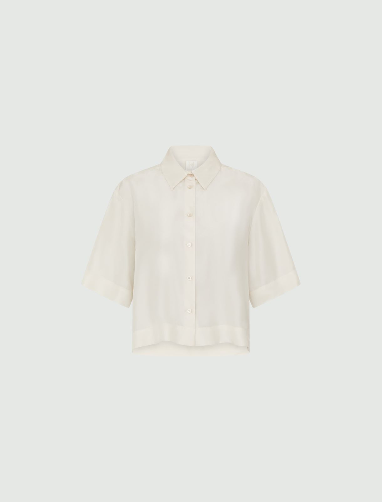 Silk shirt - Wool white - Marella - 2