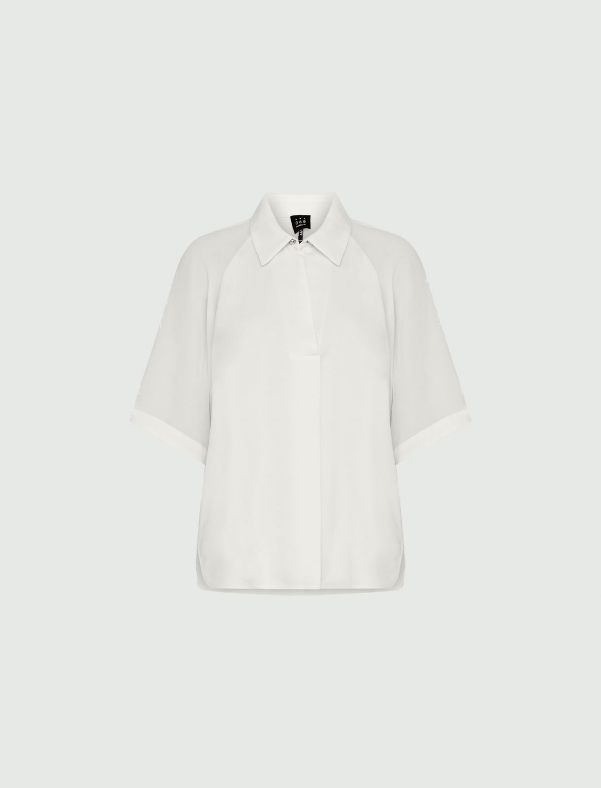 Satin blouse - Wool white - Marella - 2