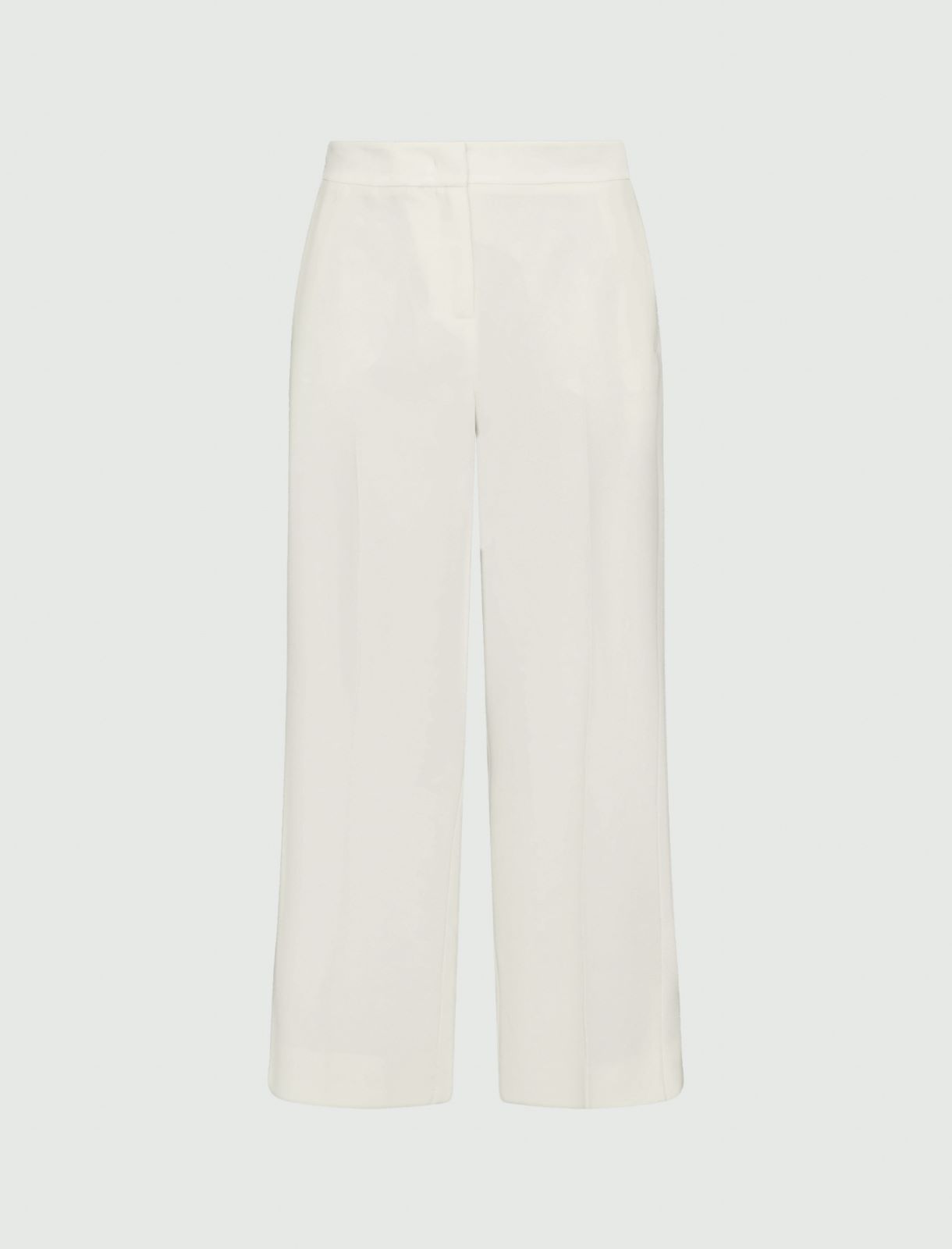 Cropped trousers - Wool white - Marella - 2