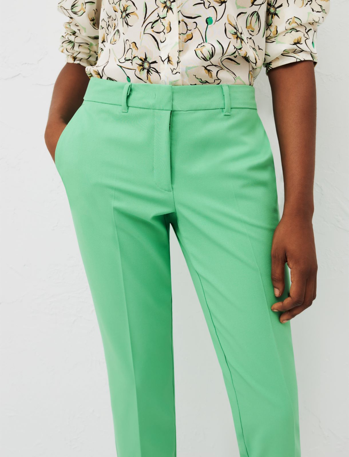 Chino trousers - Bright green - Marella - 4