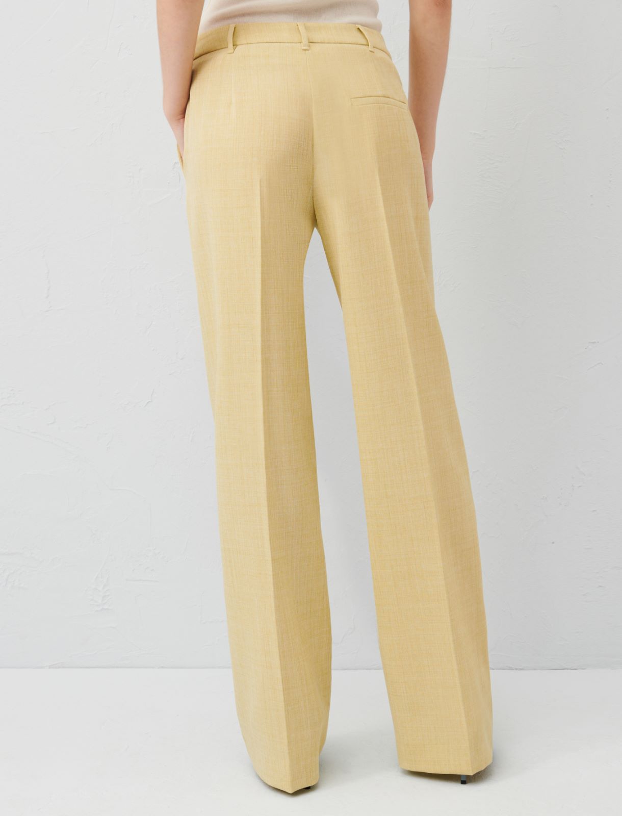 Pantalón de pernera recta - Amarillo - Marella - 2