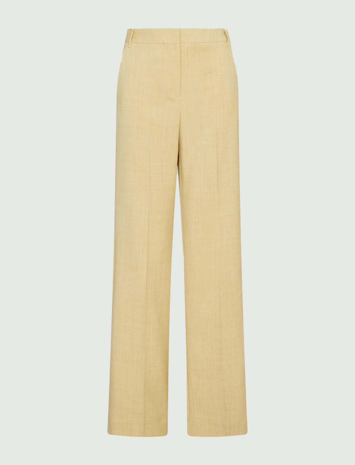 Pantalón de pernera recta - Amarillo - Marella - 5