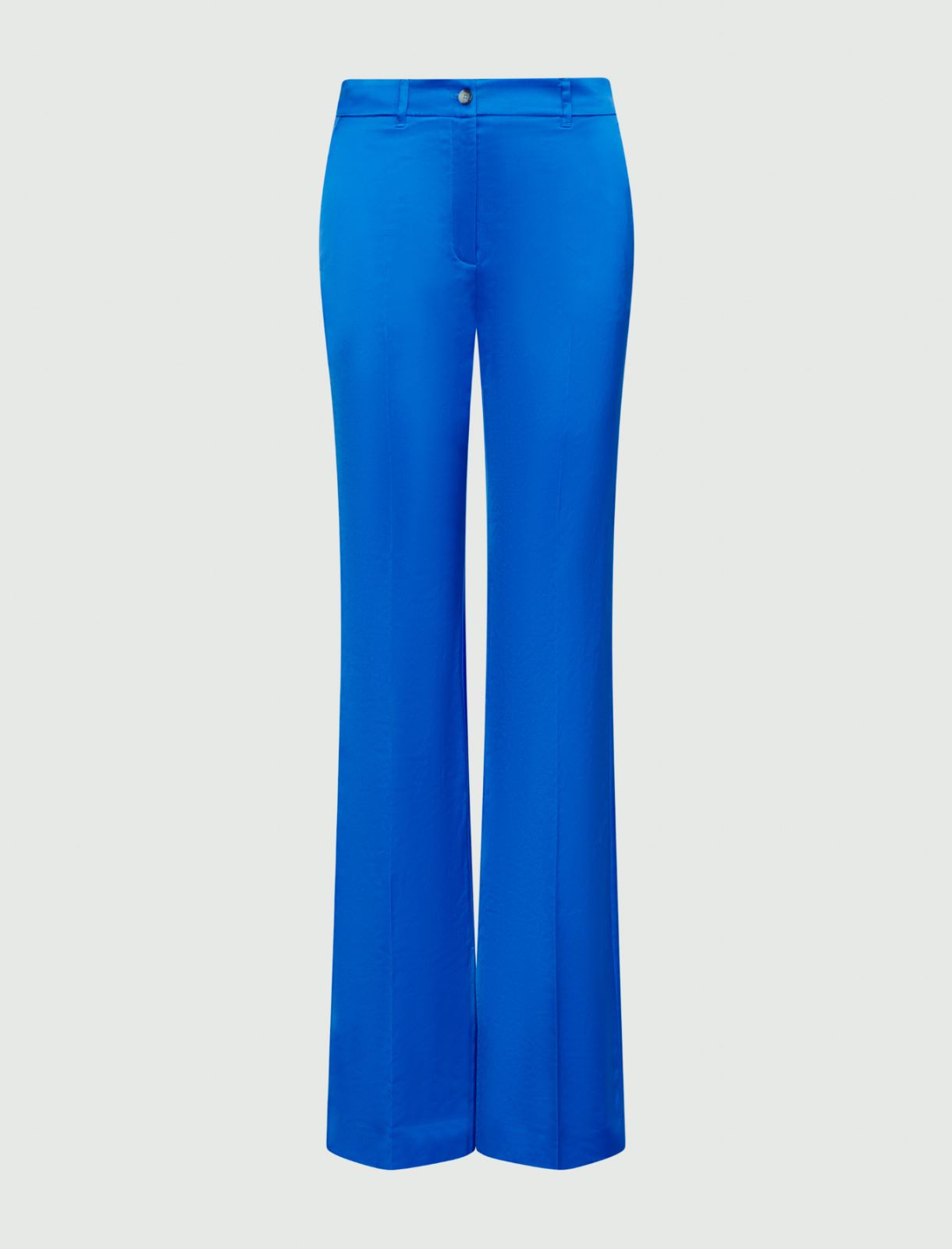 Pantaloni in raso - Azzurro intenso - Marella - 2