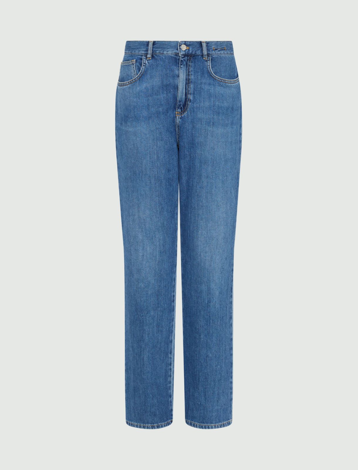 Jean wide leg - Bleu jeans - Marella - 5