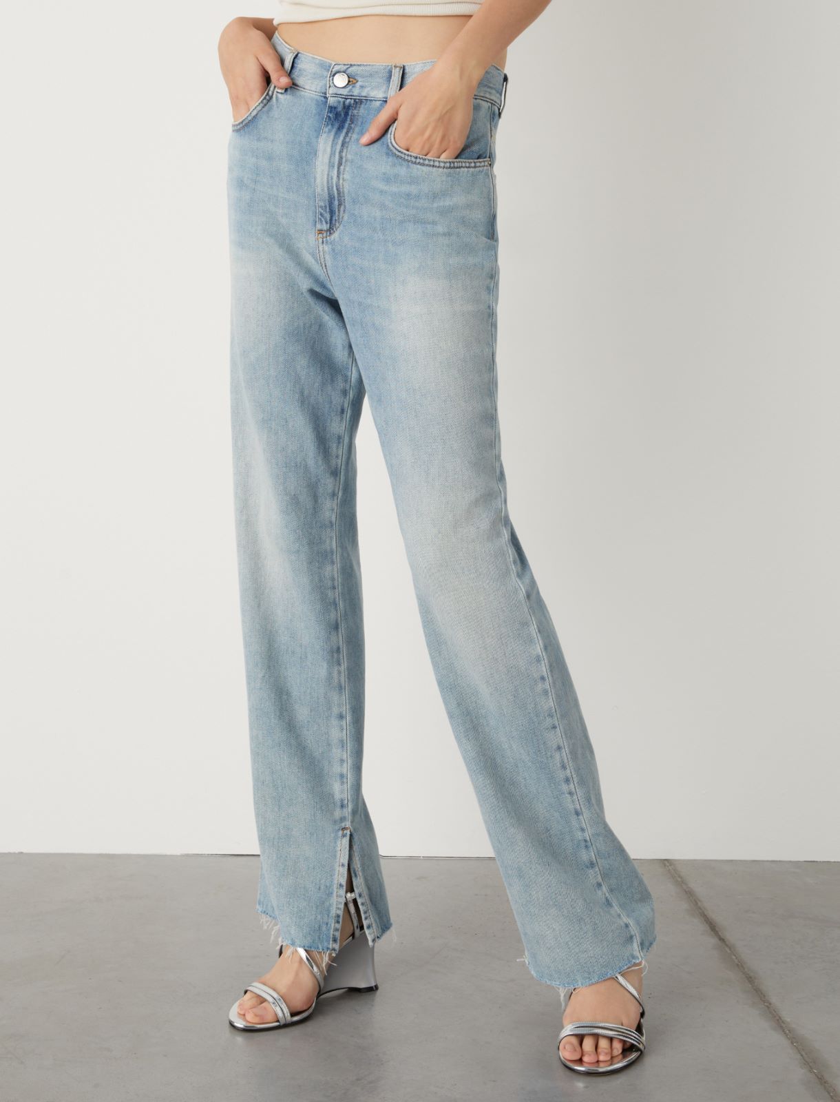Jean wide leg - Bleu jeans - Marella
