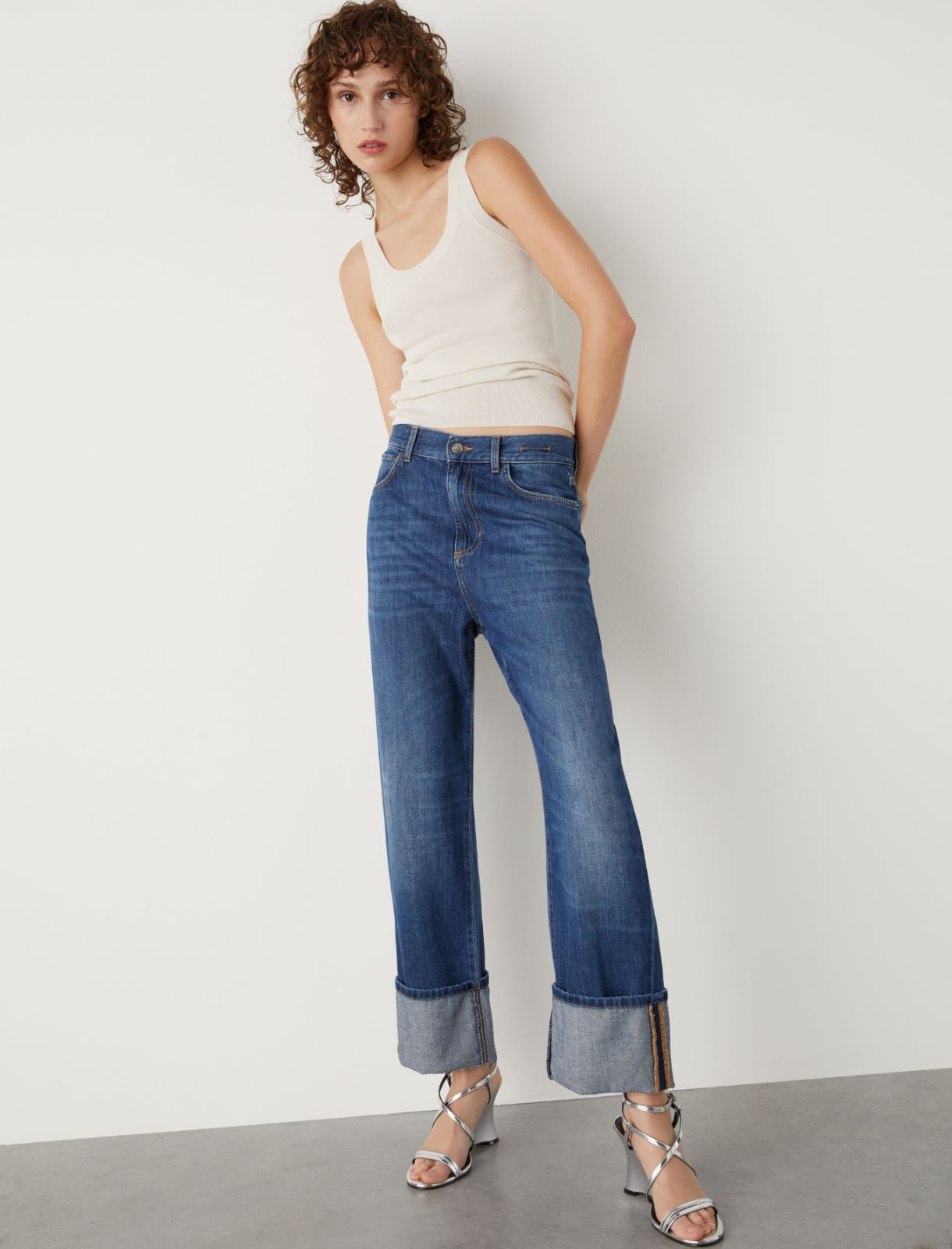 Mom-fit jeans - Blue jeans - Marella - 3