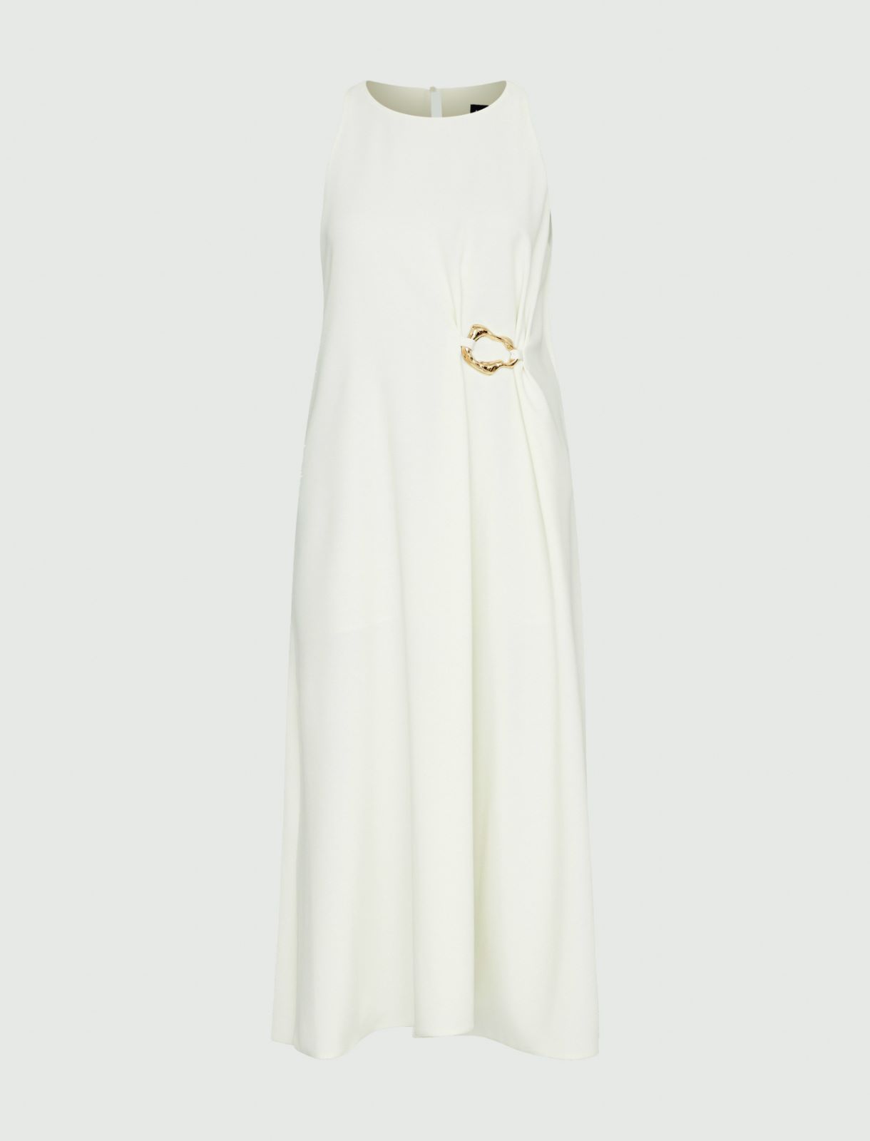 Crepe dress - Wool white - Marella - 2