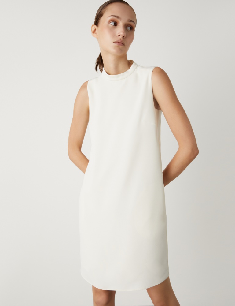 Flared dress - Wool white - Marella