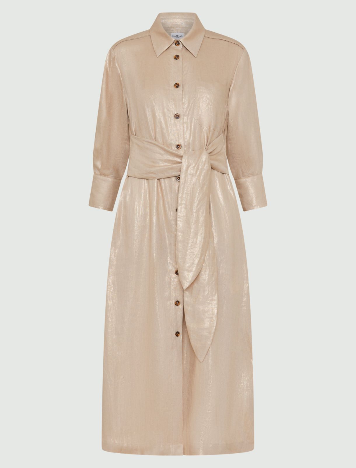 Linen dress - Sand - Marella - 2