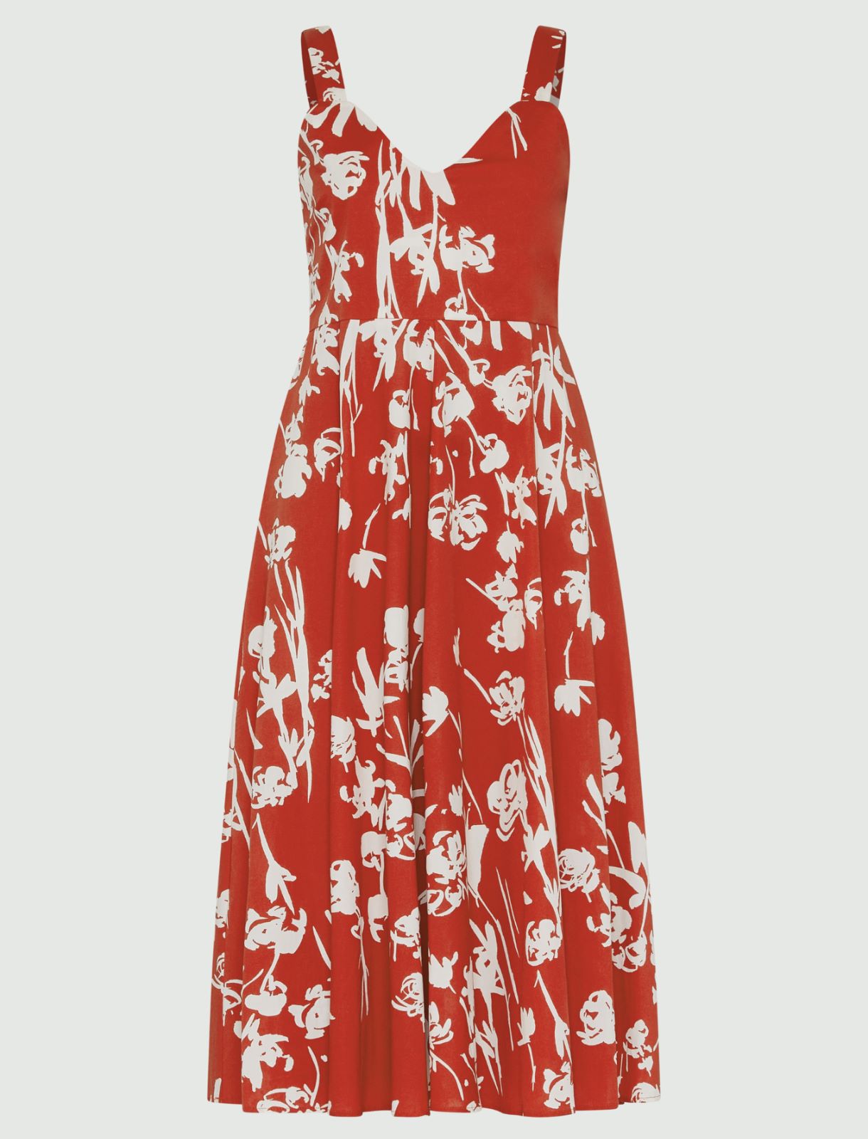 Patterned dress, red | Marella