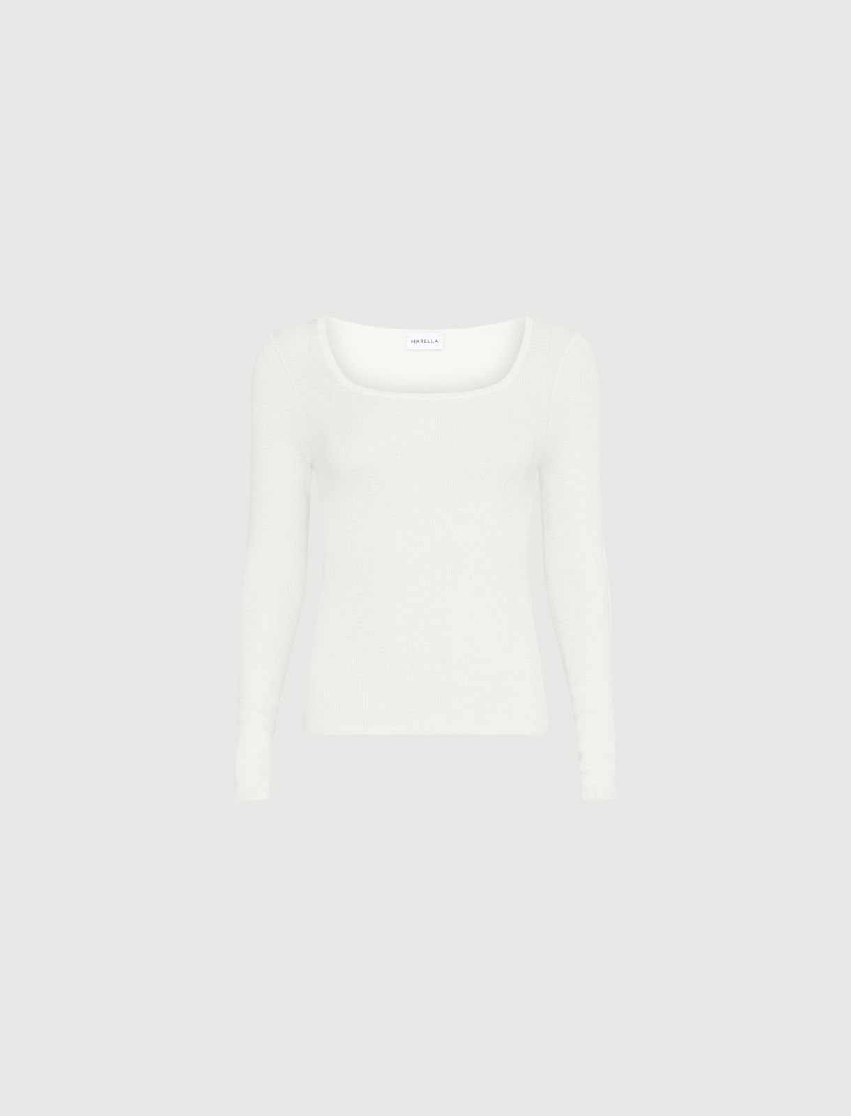 Slim-fit sweater - Blanc - Marella - 5