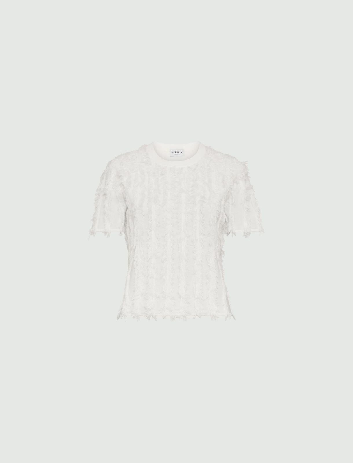 T-shirt en maille - Blanc - Marella - 5
